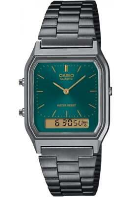 Montre Casio AQ-230EGG-3AEF - Style Vintage Rétro, Fonctionnalités Digitales Et Analogiques - 9