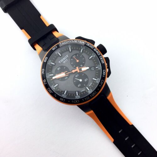 Tissot T Race Cycling Black Dial Chronograph Men s Watch T111417A Orange 1853 WatchCharts Marketplace