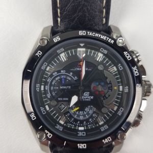 Armbanduhr Casio Edifice Schwarz Silber Gold EFV-540 Model