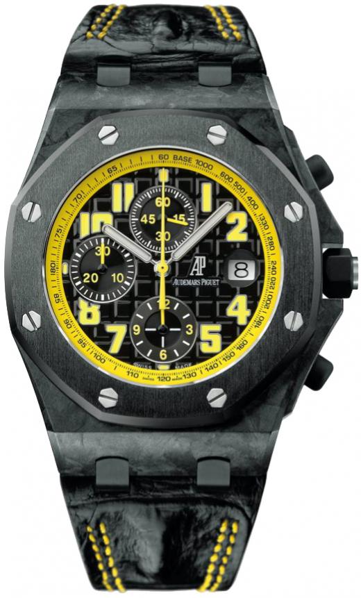 FsOt AUDEMARS PIGUET ROYAL OAK OFFSHORE FORGED CARBON BUMBLE BEE