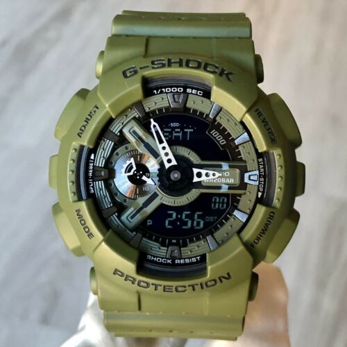 casio g shock olive green
