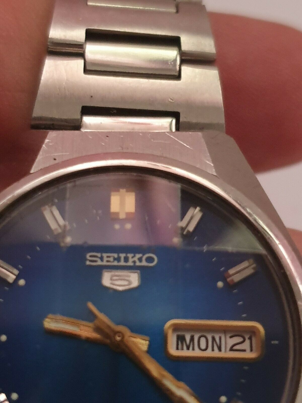○セイコー SEIKO シングルクロノ 6319-8050 5SPORT SPEED TIMER 自動