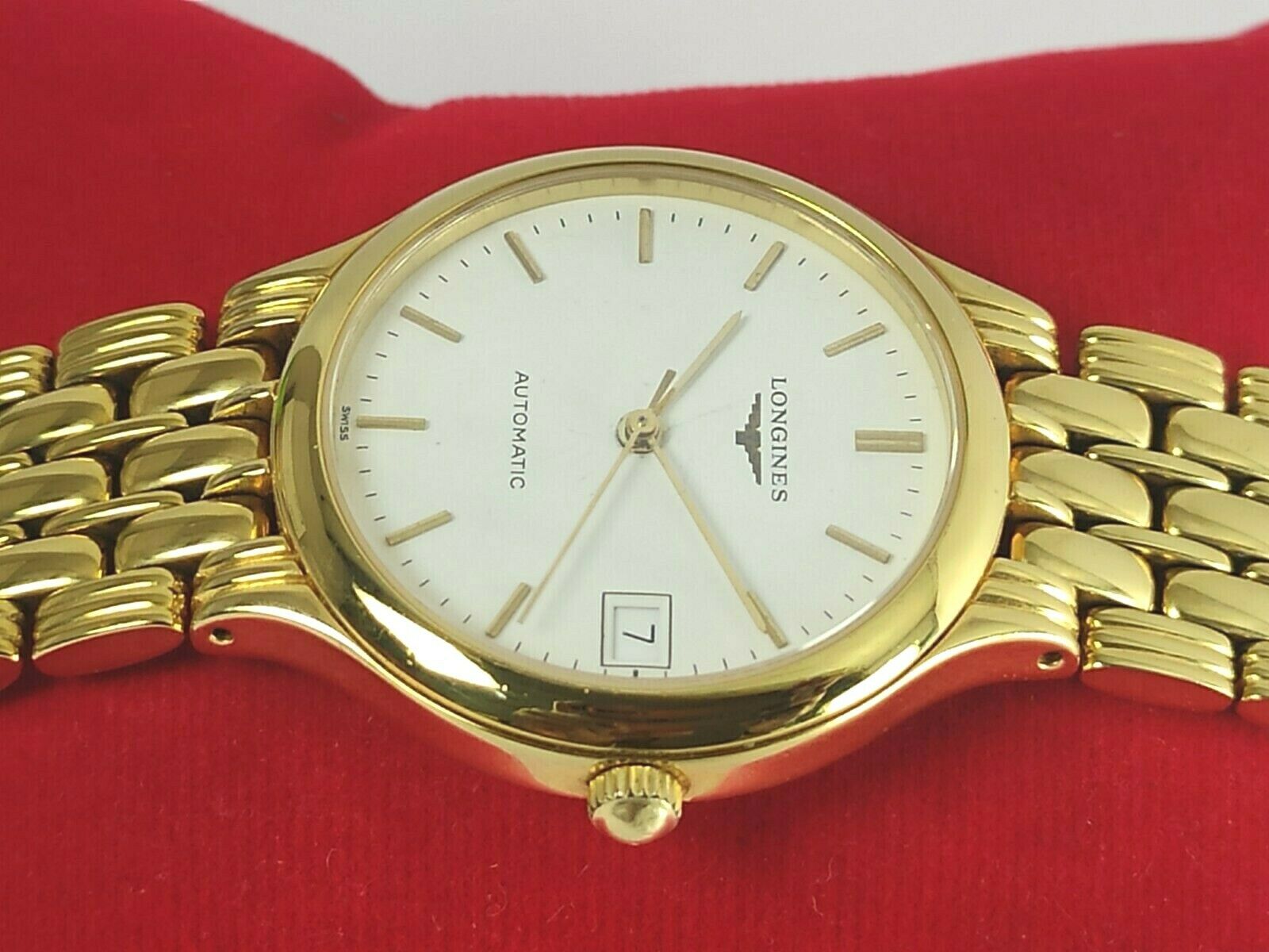 AUTHENTIC LONGINES PRESENCE AUTOMATIC L5 650 2 GOLD PLATED MEN S