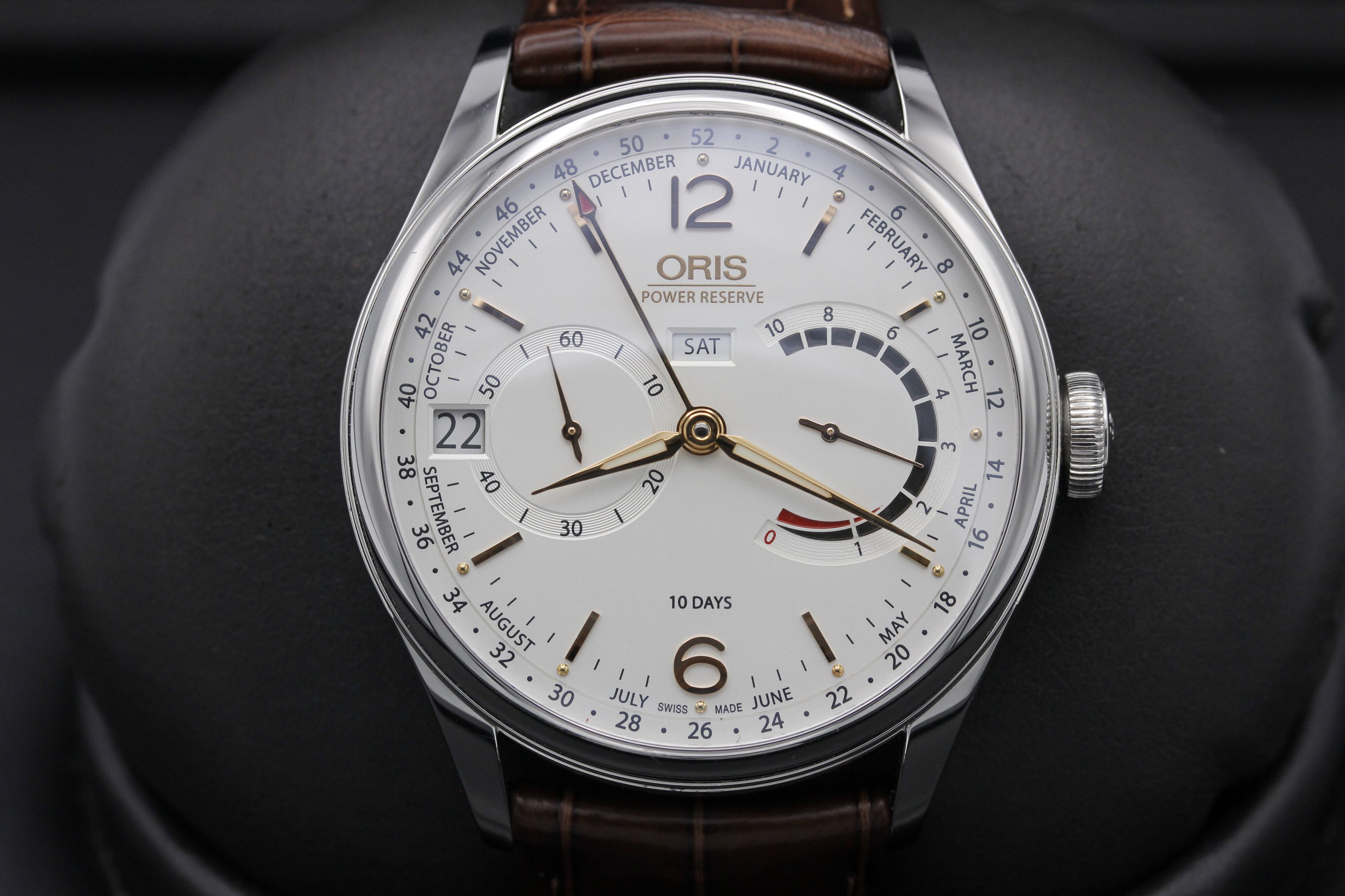 FSOT Oris Artelier Calibre 113 Power Reserve Calendar