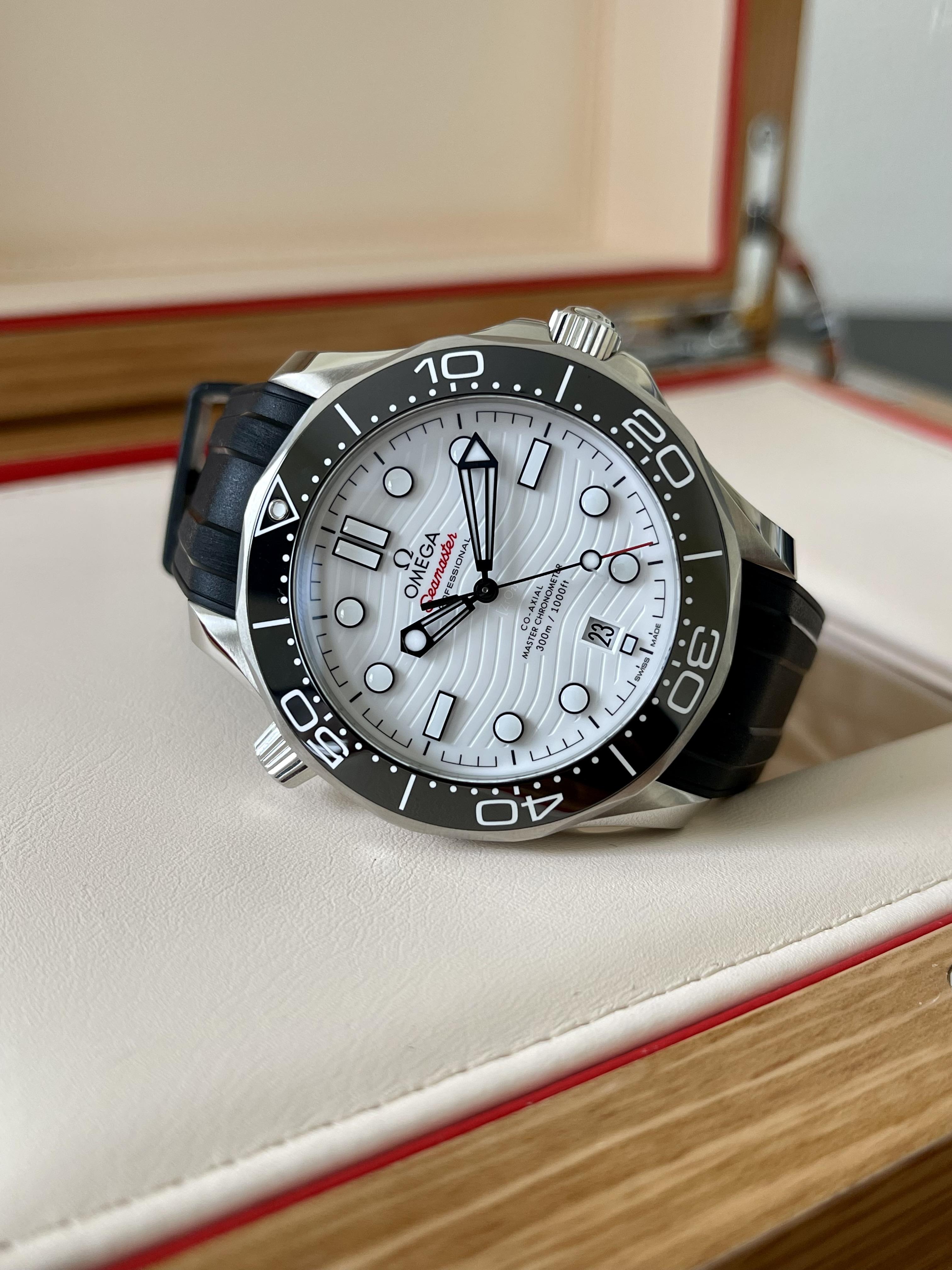 omega white dial