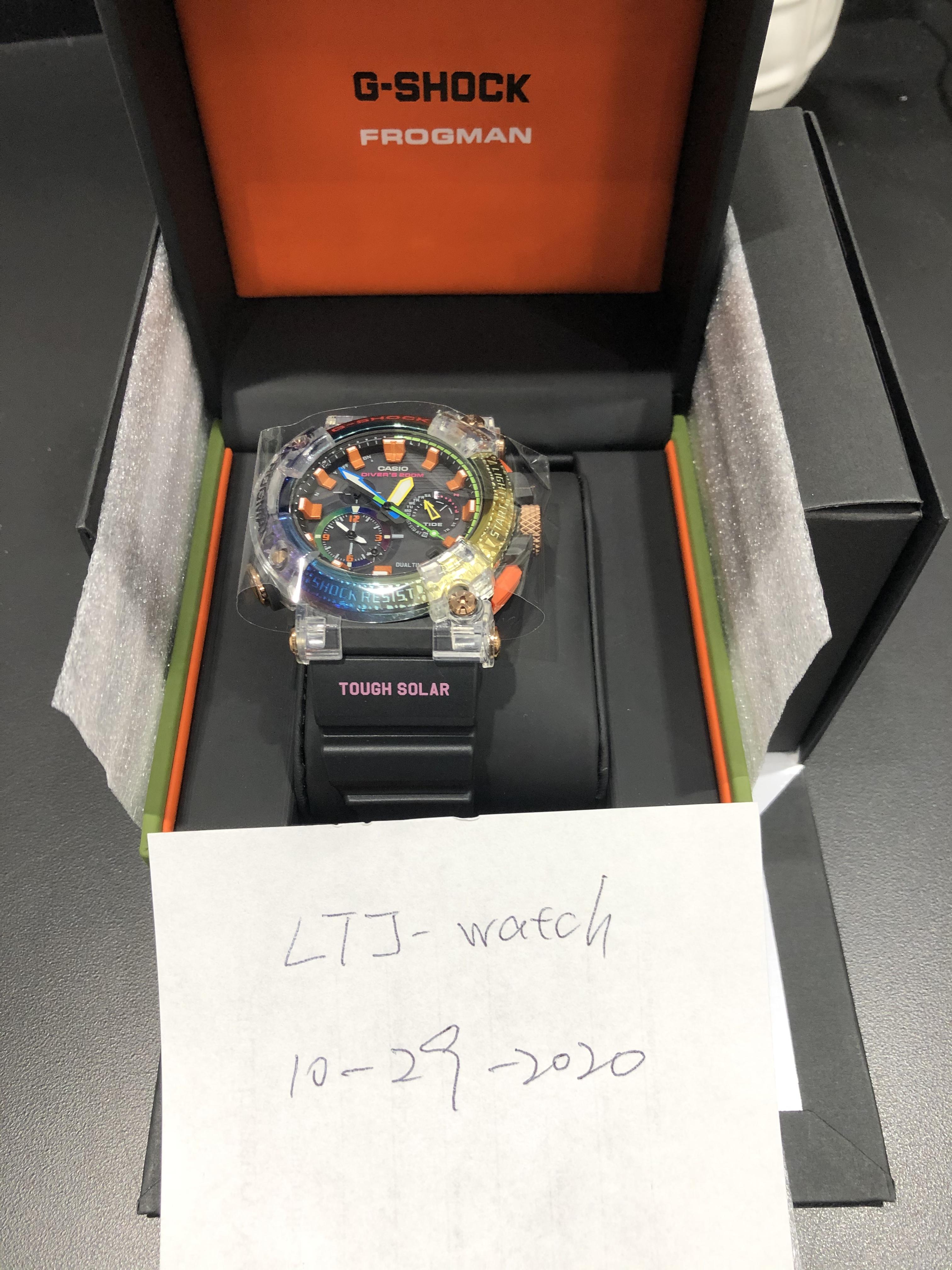 WTS] G-Shock FROGMAN Borneo Rainbow Toad GWF-A1000BRT-1A Limited