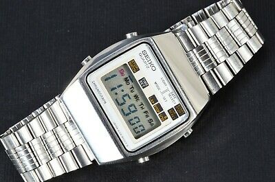 Seiko digital LCD A129 5000 Chronograph working looks really good