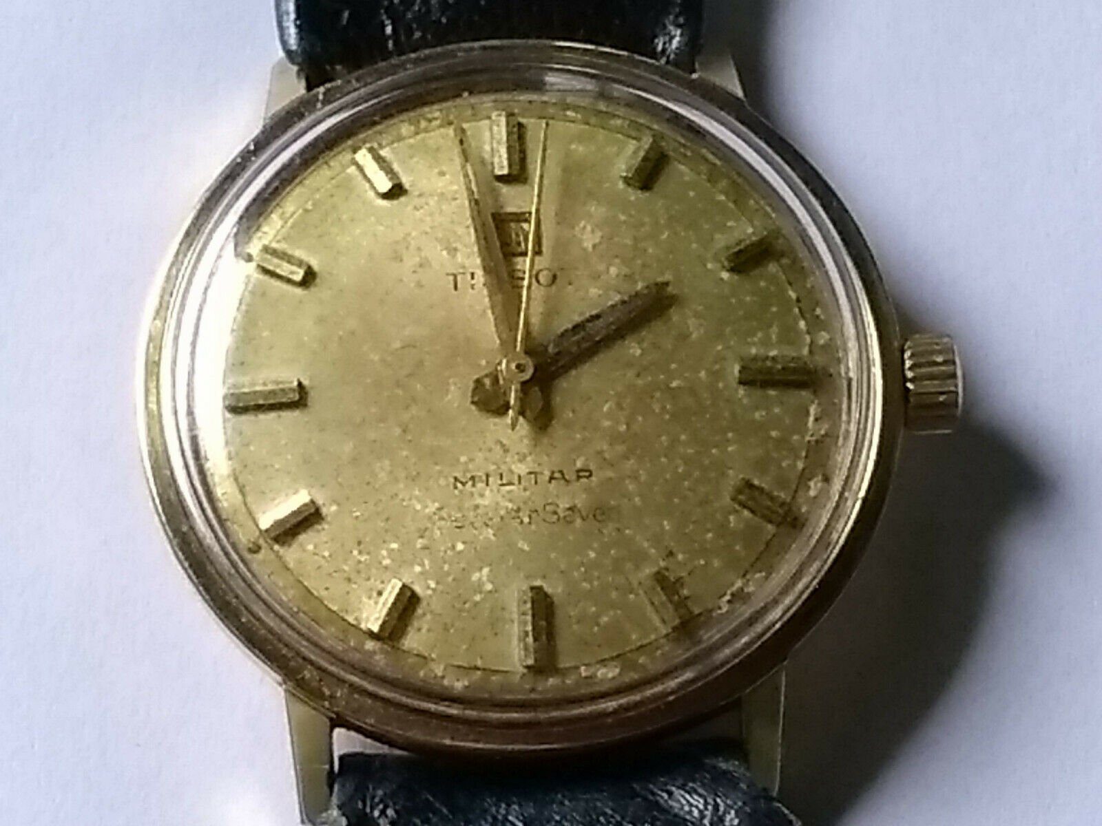 Rare Vintage Tissot Fils Militar Seastar Seven 17J Cal.781 Watch