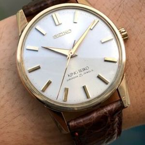 Vintage 1960s KING SEIKO 44-2000 AGF 25 Jewels Manual Wind Men's Watch |  WatchCharts