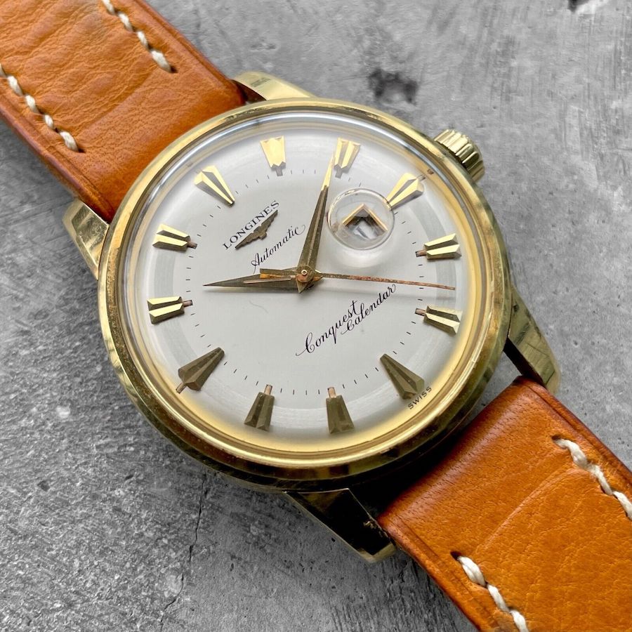 Longines on sale conquest 18k