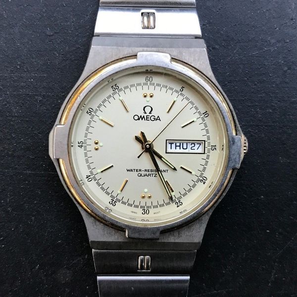 Vintage Omega Japan Movt Quartz Water-Resistant new battery