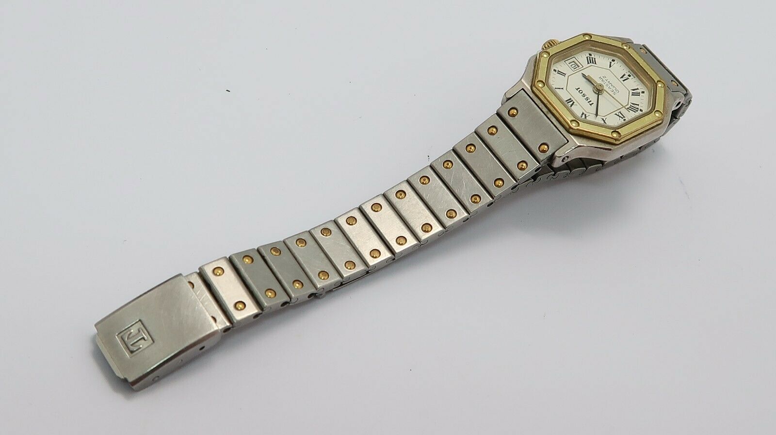 VINTAGE TISSOT SEASTAR LADIES WATCH SANTOS STYLE circa 1980s