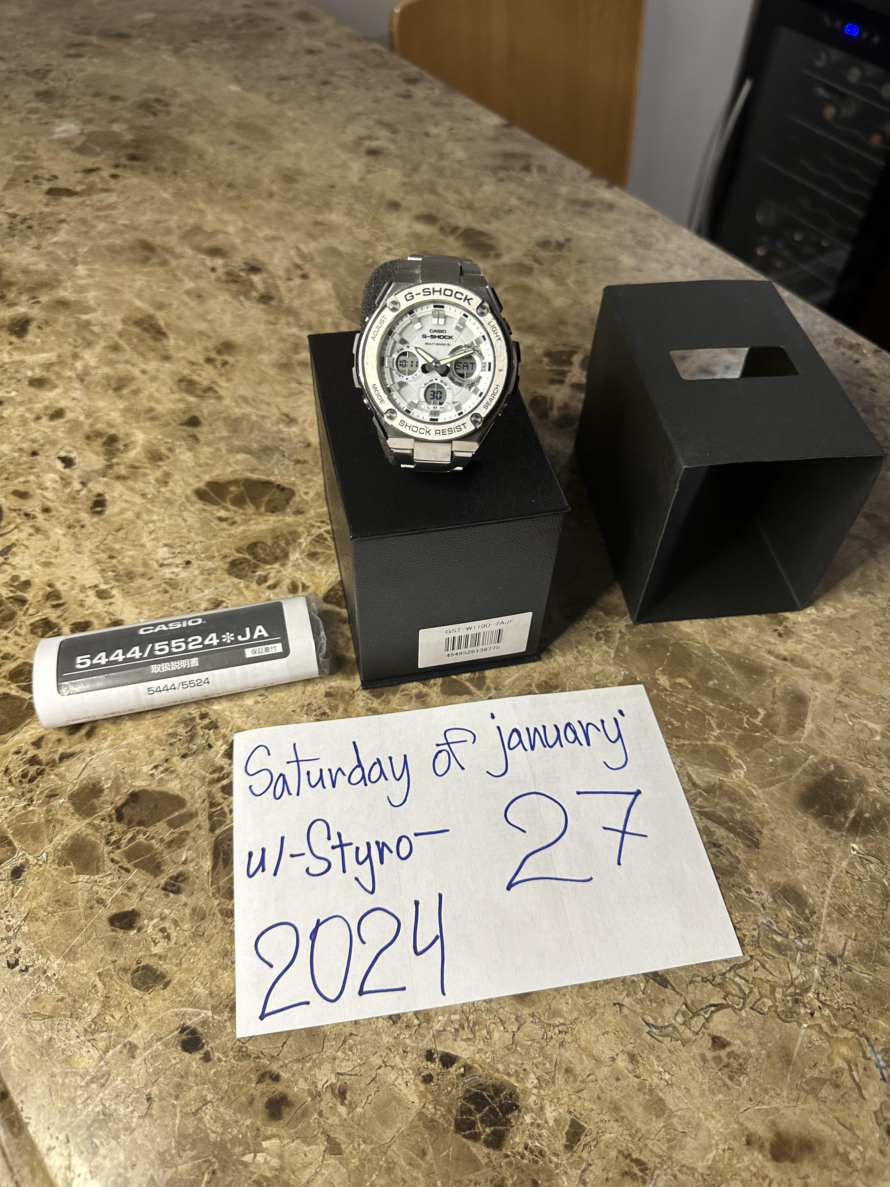 WTS] Casio G-Shock GST-W110D-7AJF | WatchCharts Marketplace