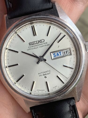 Rare Seiko 5626 7100 Hi Beat Chronometer Export King Seiko Model