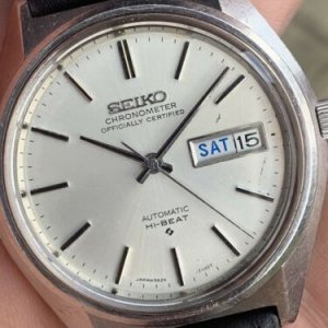 Rare Seiko 5626-7100 Hi-Beat Chronometer Export King Seiko Model - Running  | WatchCharts