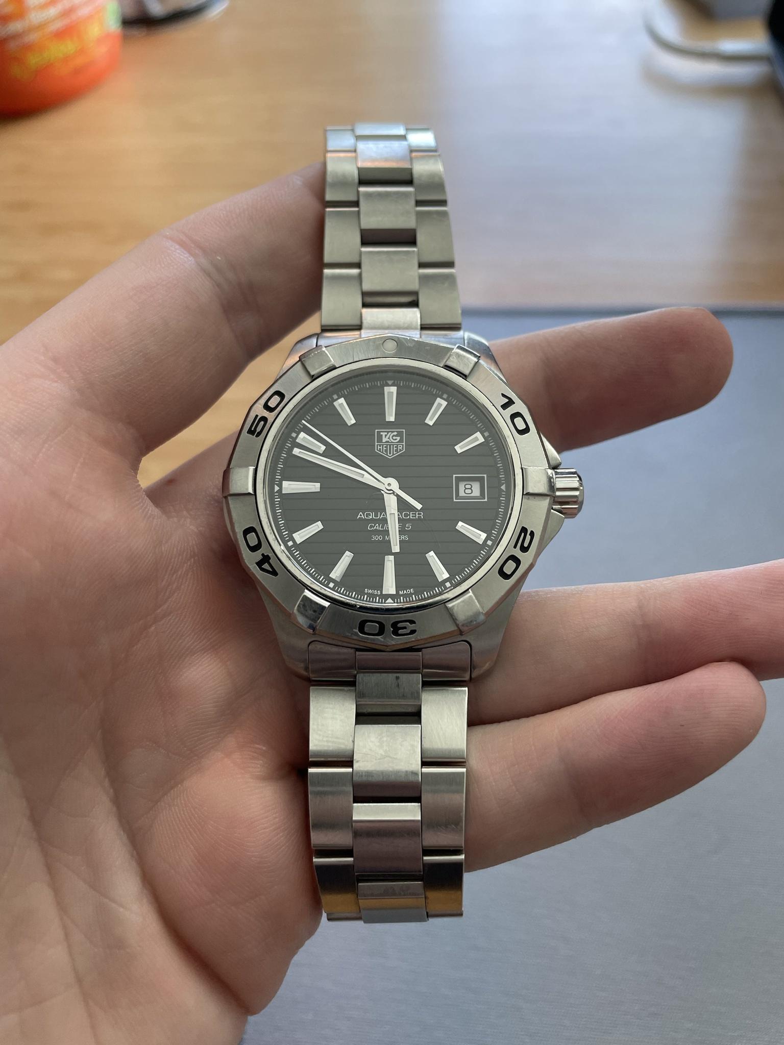 WTS Tag Heuer WAP2010 Aquaracer Calibre 5 Automatic PRICE DROP