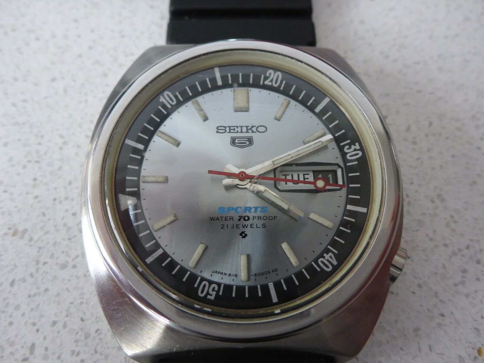 Seiko 5 Sports 70, Vintage watch,1968, 6119-6020, Auto, Overhauled ...