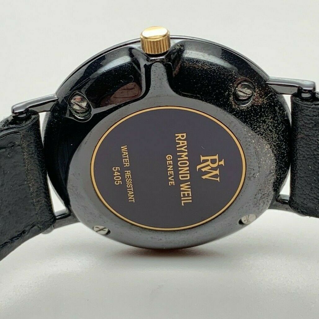 RAYMOND WEIL Moonphase Ref. 5405 Triple Date Leather Strap Quartz