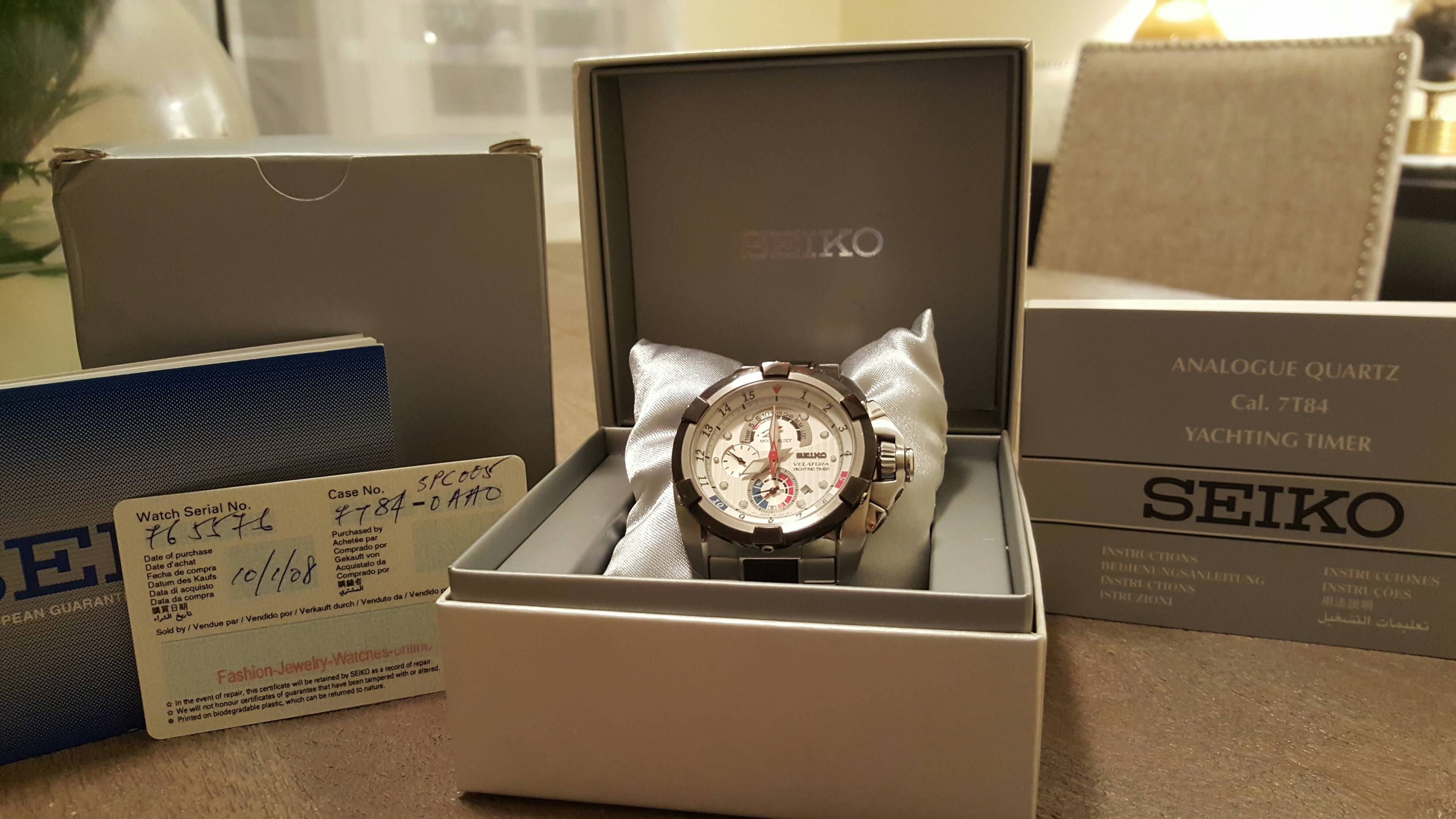 Seiko hot sale velatura yachting