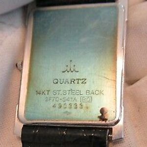 セイコー CREDR 腕時計 2F70-541A  R0 14KT SEIKO CREDOR 2F70-541A QUARTZ Men's Wacth NEW Battery