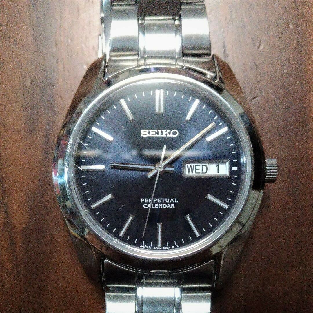 セイコー　腕時計　8f33-0040 wts-seiko-8f33-0040-sbql003-