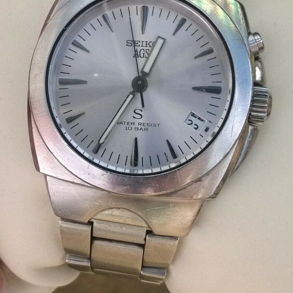 Seiko AGS Mens Vintage Kinetic Watch 5M42-0E50 - not currently 