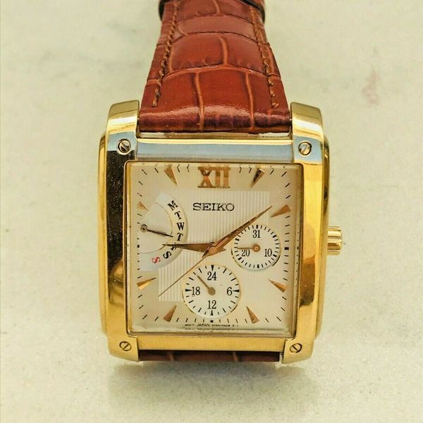 お買い得価格SEIKO レトログラード 5Y66-0AC0(動作中) レア SEIKO セイコー レトログラード 5Y66-0AC0 - メルカリ