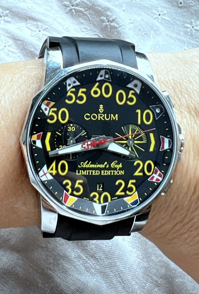 SUPER RARE CORUM Admiral s Cup 1986 2006 Limited Edition 50 pcs