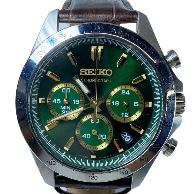 SEIKO SBTR017 8T63-00D0 クロノグラフ グリーン あ、なんかこれいいじゃん、グリーンクロノグラフ SEIKO SBTR017│めん