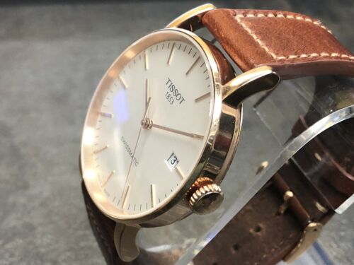 TISSOT Rose Gold Tone Stainless EVERYTIME SWISSMATIC Automatic