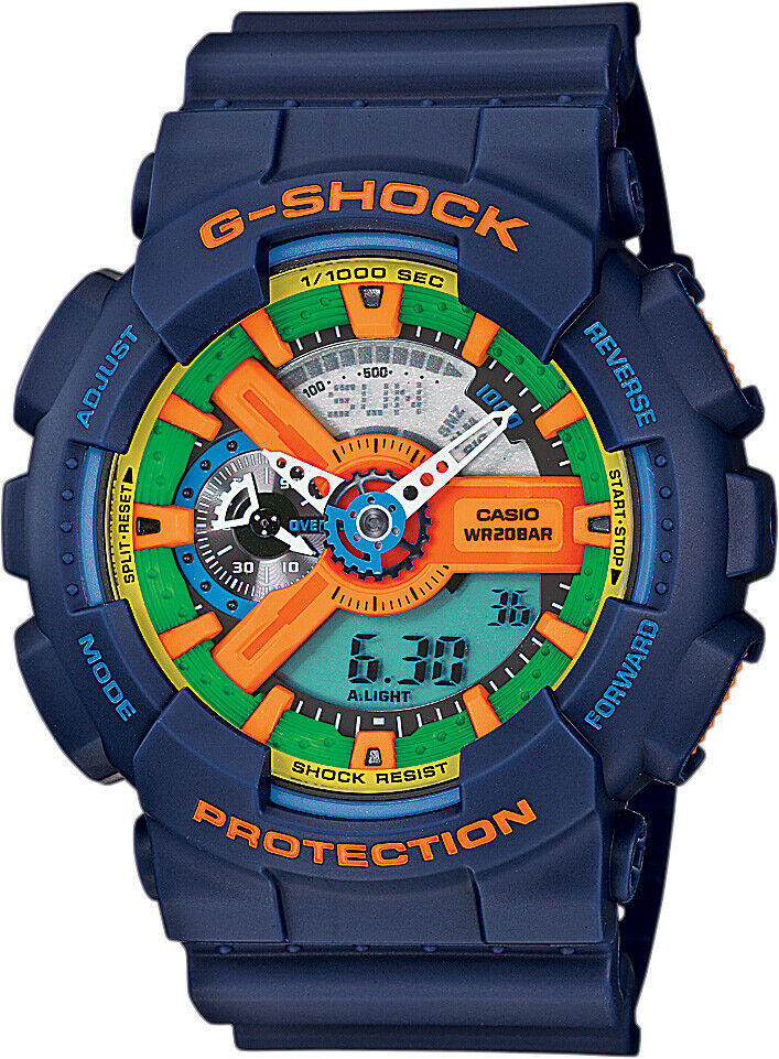 G shock discount blue and orange