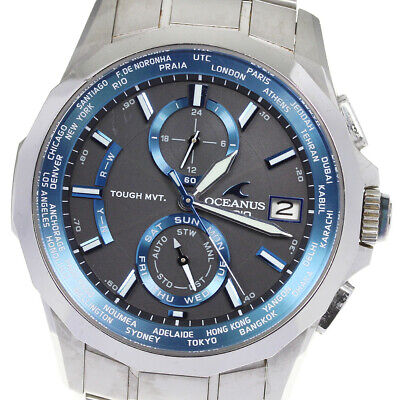 CASIO Oceanus OCW-S2000-1AJF Day date Solar Powered Radio Men's