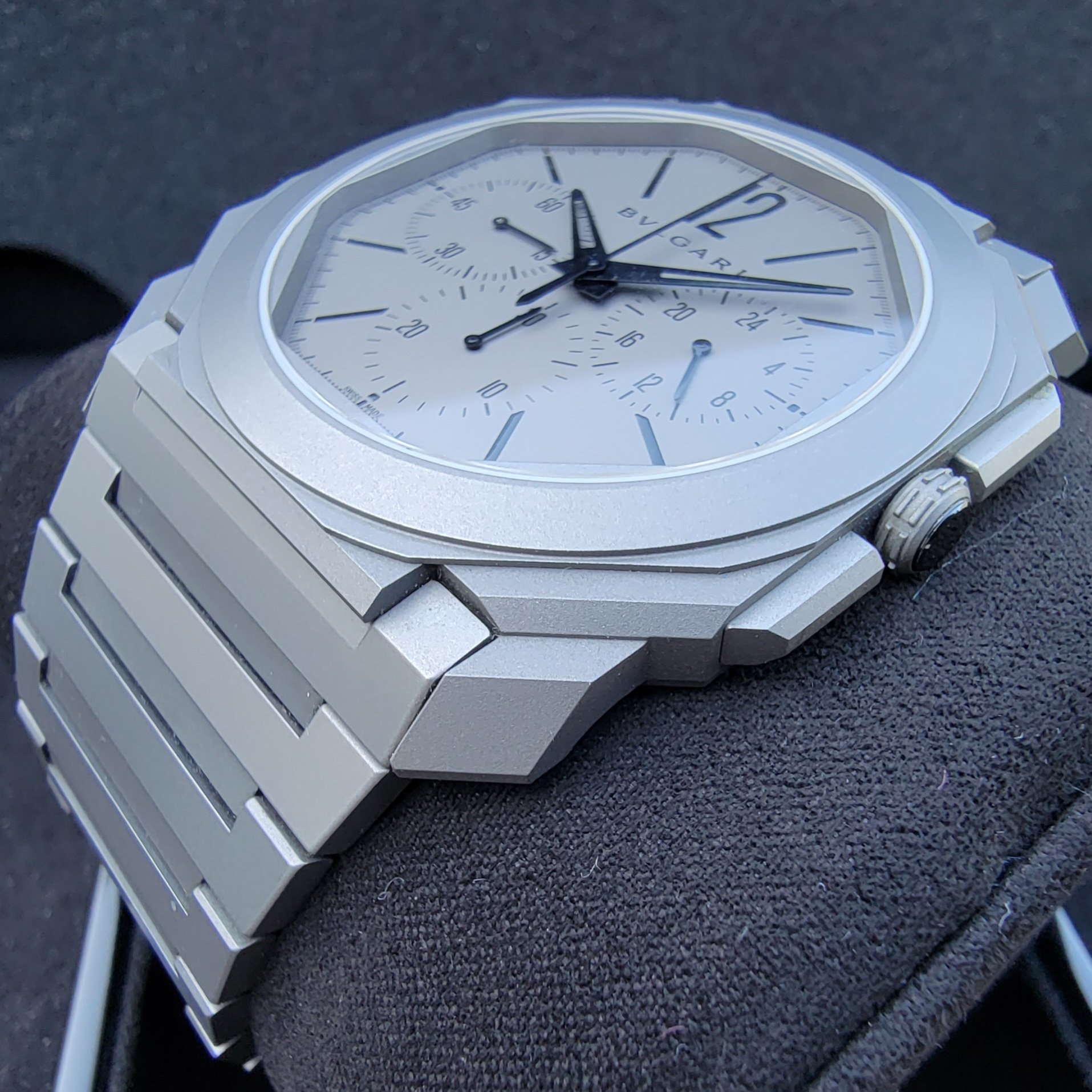 Bulgari octo sale solotempo titanium