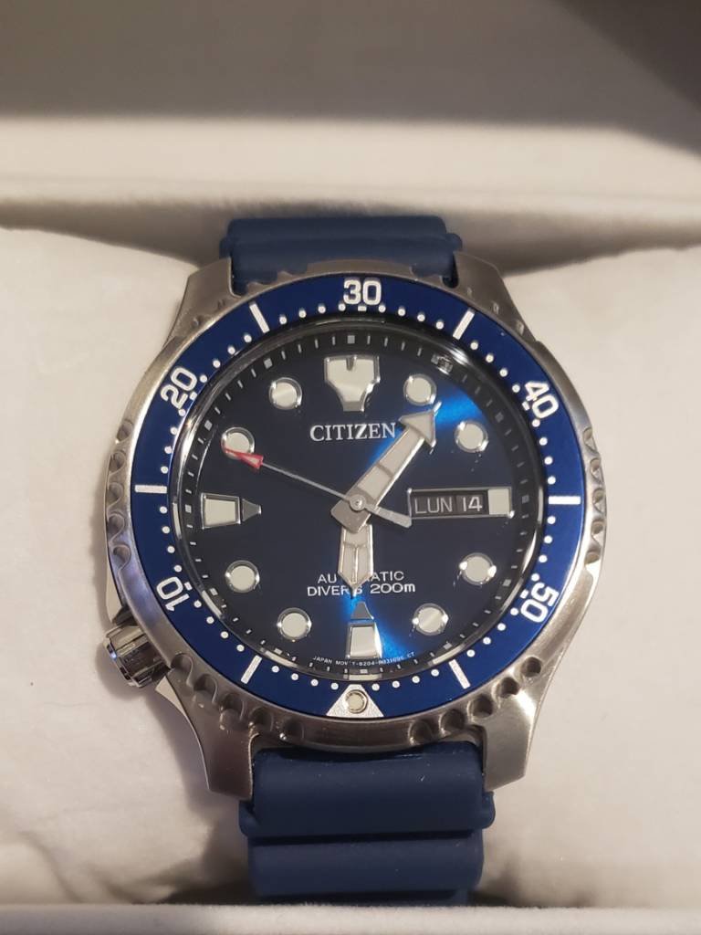 Citizen Promaster Automatic Diver Men's Blue Dial Watch NY0141-10L