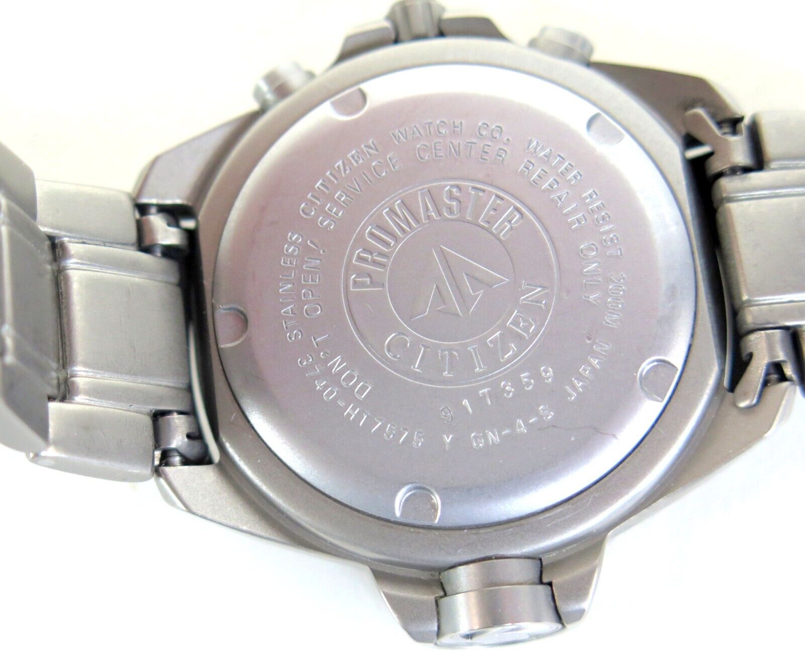 Citizen Titanium Promaster Aqualand 3740-H17575 Diver's Watch #AY