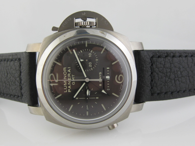 Panerai Luminor 1950 Chrono Monopulsante 8 Days GMT Titanio PAM311