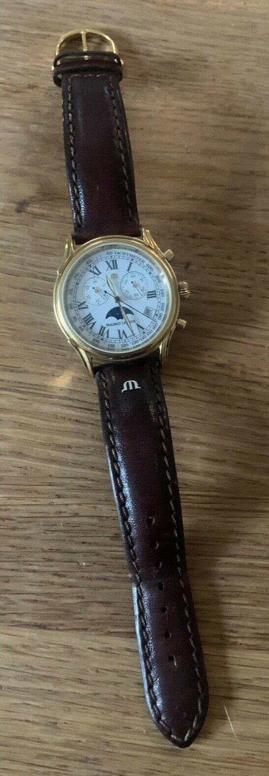 Chronograph Maurice Lacroix Les Classiques 34754 with 18K Gold