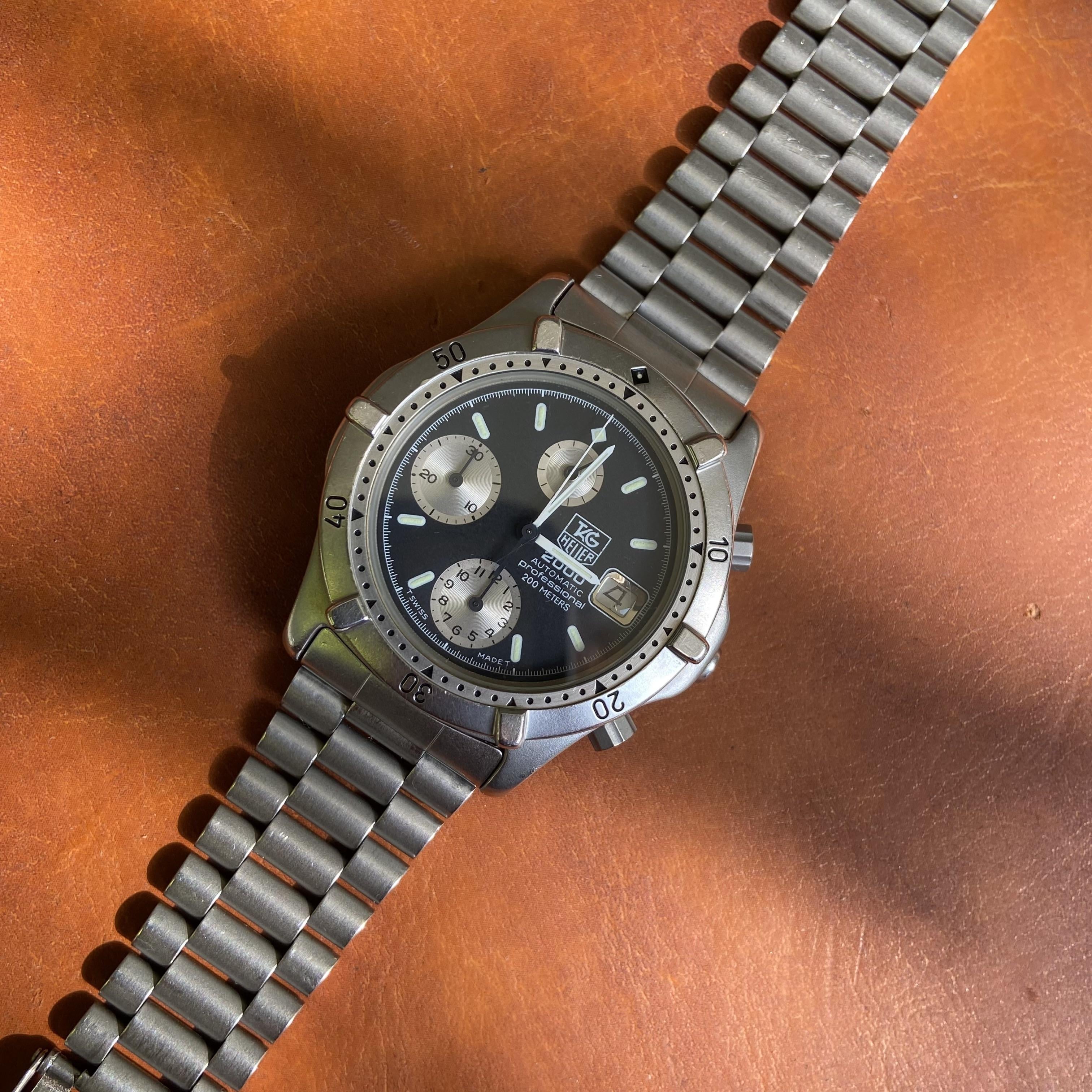WTS] Tag Heuer Professional 2000 Automatic Chronograph Circa 1980s