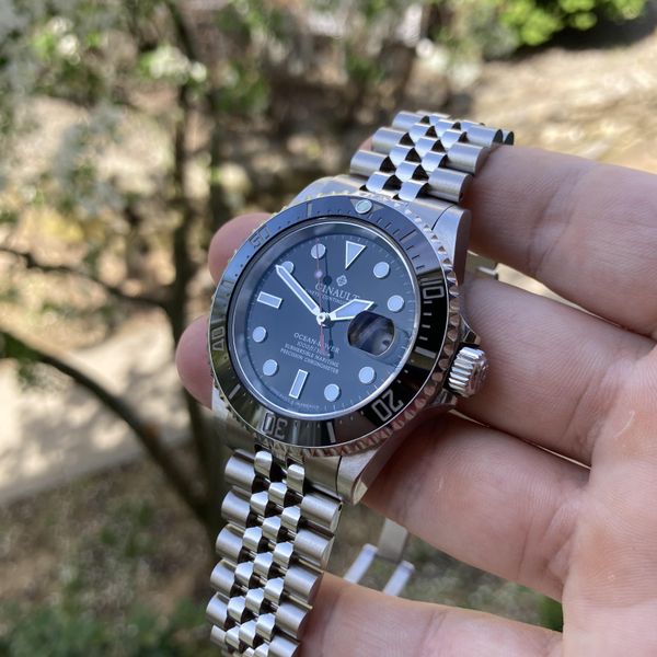 [WTS] Ginault Ocean Rover II Date (with perfect jubilee bracelet ...