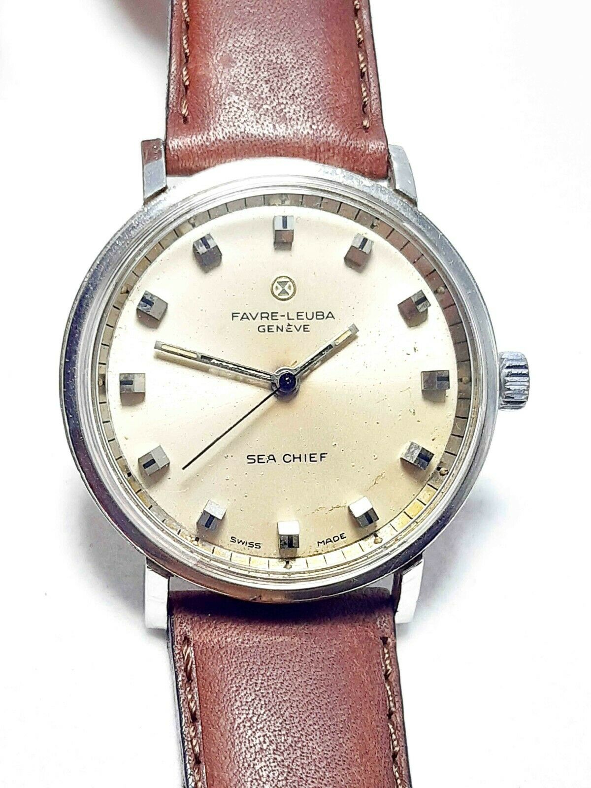 FAVRE-LEUBA GENEVE SEACHIEF 手巻き腕時計 A3280