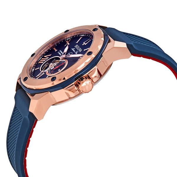 Bulova Marine Star Automatic Blue Dial Men's Watch 98A227 | WatchCharts ...