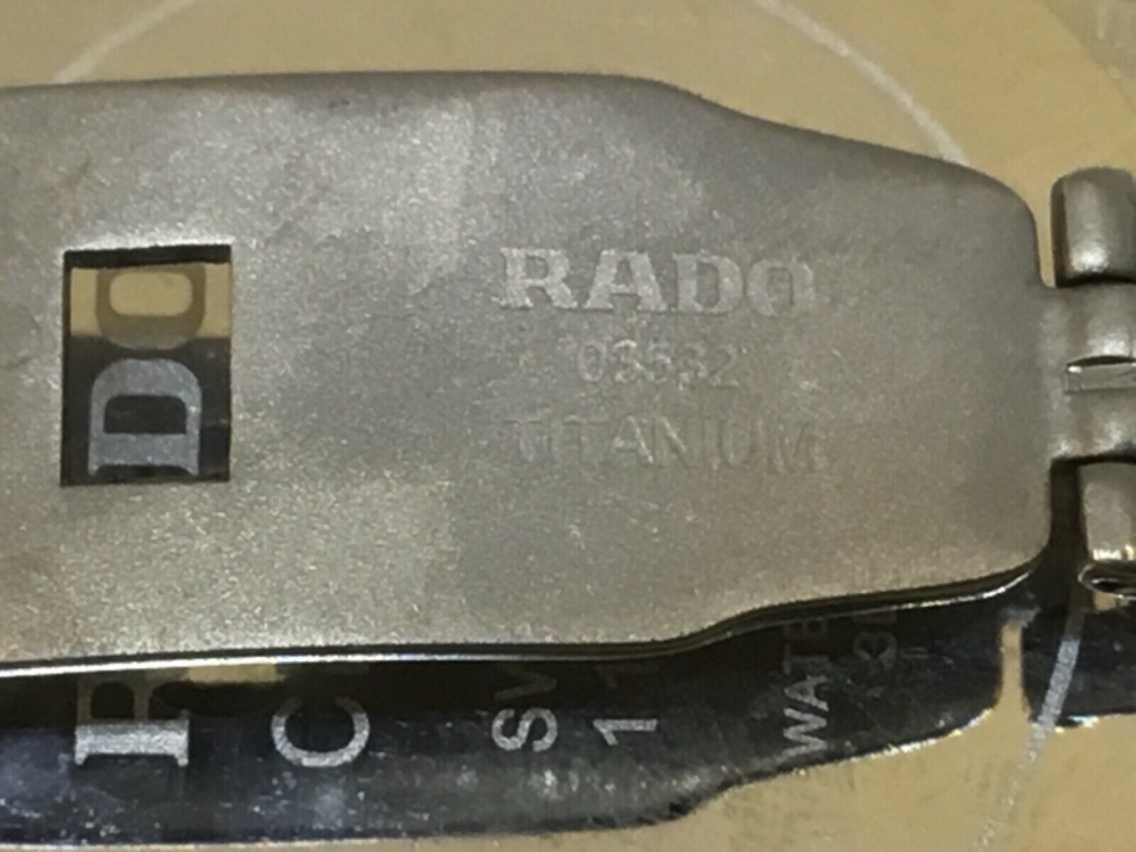 Rado 03532 sale titanium price