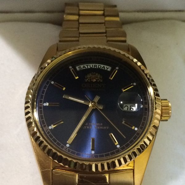 FS Orient President Blue dial with baton markers WatchCharts