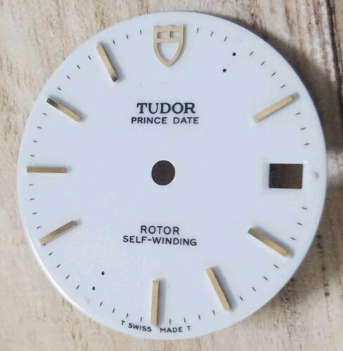 Tudor Prince Date Dial 27mm Eta 24 Feet Ref Porcelain White Watchcharts