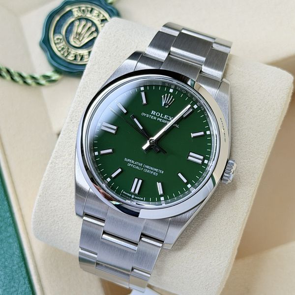 Rolex Oyster Perpetual 36 w/ Green Dial [ Ref. 126000 ] | WatchCharts ...