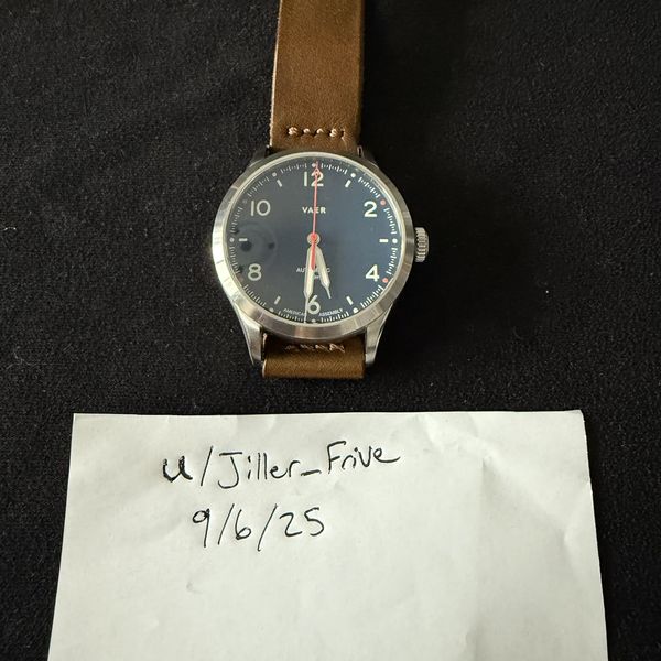 [WTS] Vaer A5 Design Navy 40mm Full Kit | WatchCharts Marketplace
