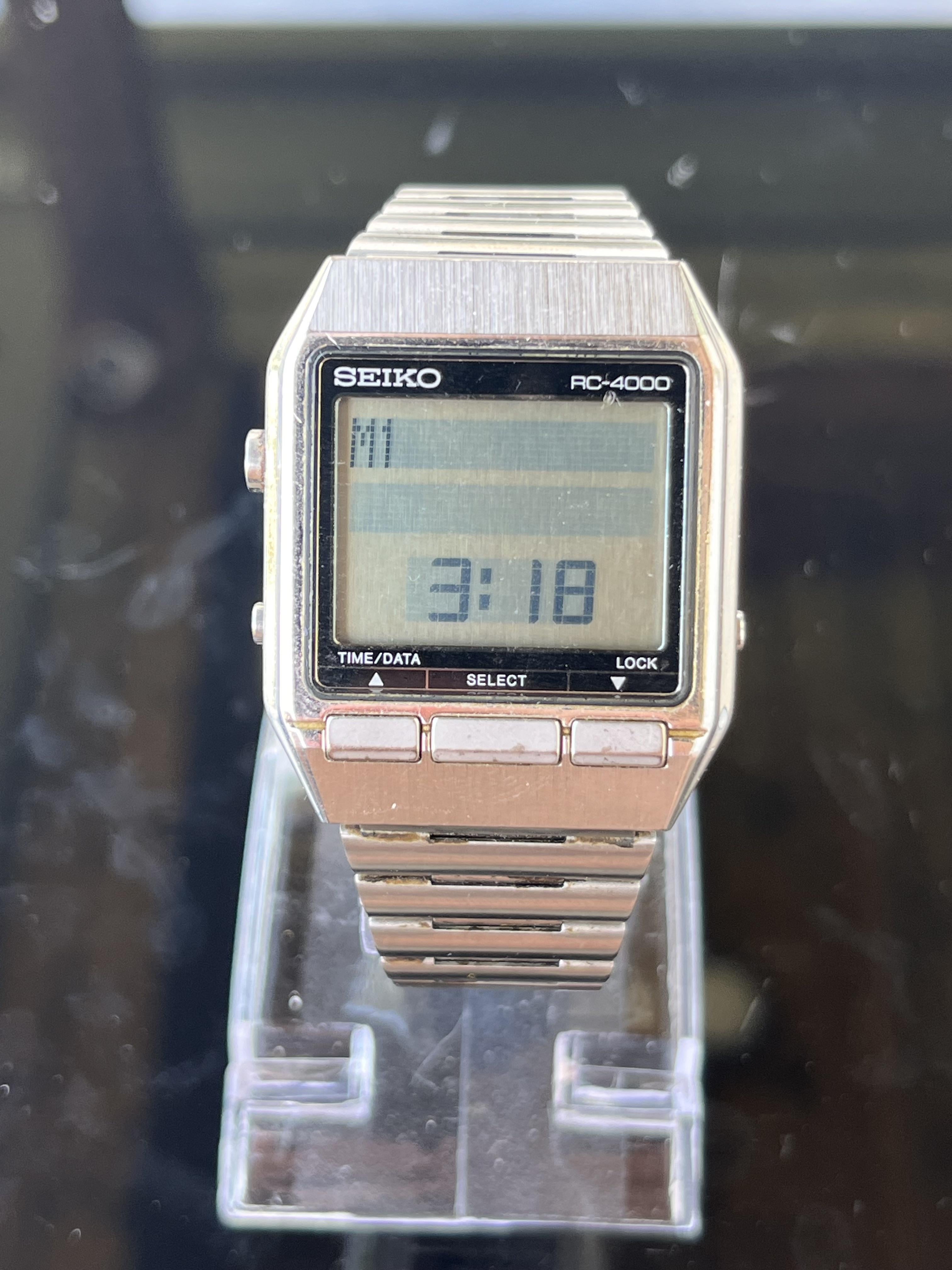 WTS] 1985 Seiko RC-4000 PC Datagraph S521-4010 Digital Watch $399