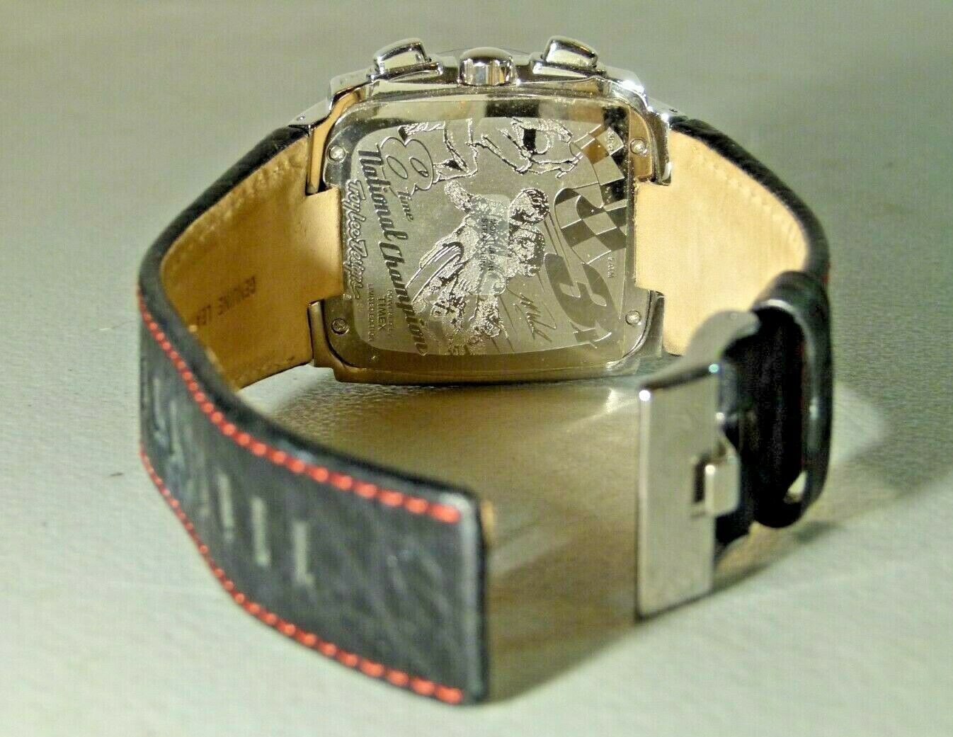 MENS TROY LEE DESIGNS TIMEX CHRONOGRAPH WATCH JEFF WARD MOTOCROSS 