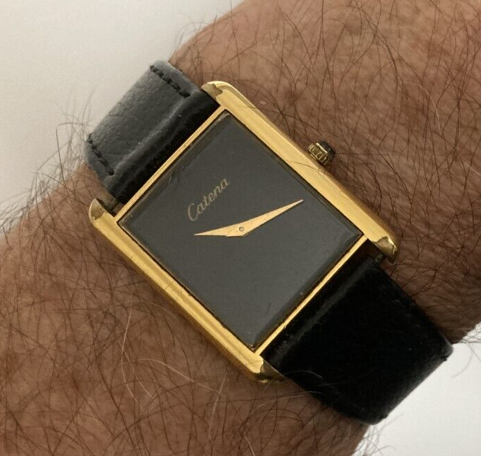 Lot 36 - Catena 14K Gold Bracelet Watch. | Casco Bay Auctions