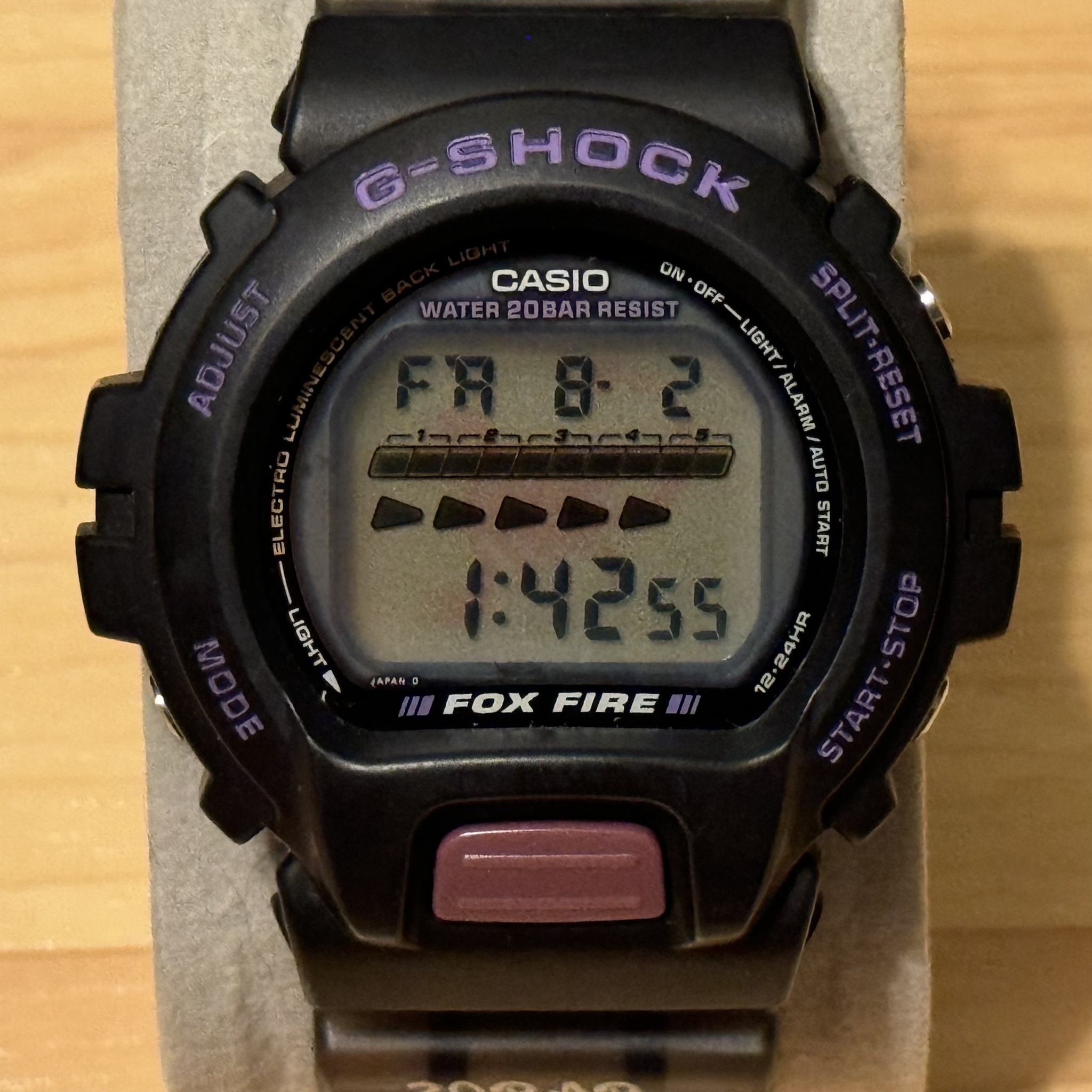 WTS] Casio G-Shock DW-6620-6 Scorpion Purple Fox Fire Japan M 1199 Module  “American Sniper” Vintage 1994 DW6600 Series Digital Watch | WatchCharts  Marketplace